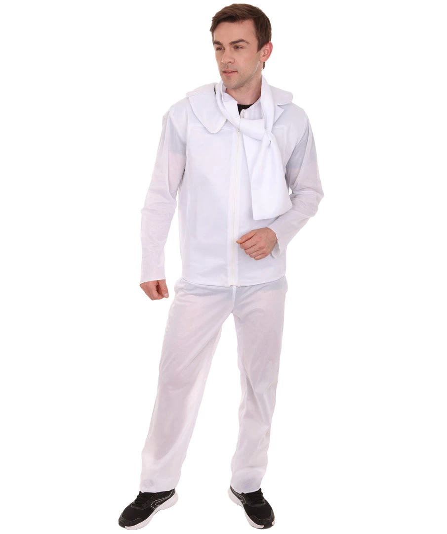 HPO Adult Men's Scut Movie Costume | White Halloween Costume 1 HPO Adult Men's Scut Movie Costume | White Halloween Costume