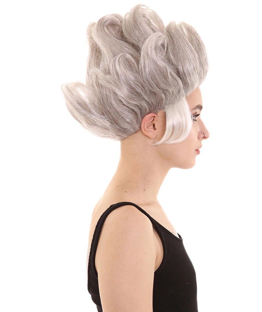 BC Under The Sea | Women's Grey Color Straight Spiked Trendy Under The Sea Wig 6 BC Under The Sea | Women's Grey Color Straight Spiked Trendy Under The Sea Wig