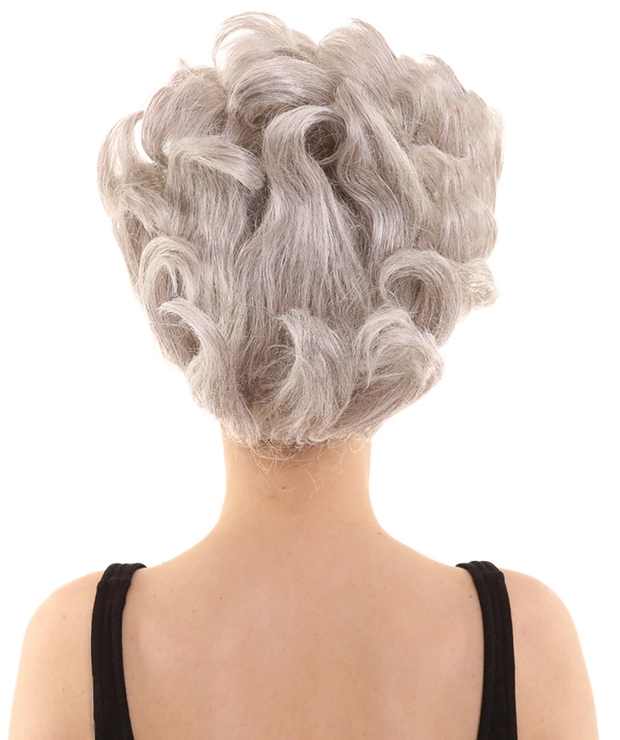 BC Under The Sea | Women's Grey Color Straight Spiked Trendy Under The Sea Wig 5 BC Under The Sea | Women's Grey Color Straight Spiked Trendy Under The Sea Wig