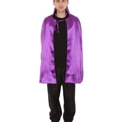 HPO Adult Men's Reversible Vampire Cape Costume | Multiple Color Options Halloween Costume