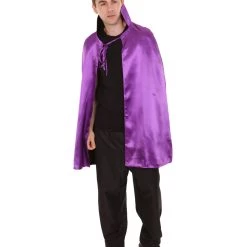 HPO Adult Men's Reversible Vampire Cape Costume | Multiple Color Options Halloween Costume