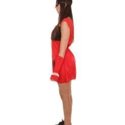 HPO Adult Women's Diamonds Poker Dress Costume| Black And Red Cosplay Costume 11 HPO Adult Women's Diamonds Poker Dress Costume| Black And Red Cosplay Costume