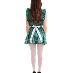 HPO Adult Women's Naught French Maid Uniform Costume | Dark Green Cosplay Costume 12 HPO Adult Women's Naught French Maid Uniform Costume | Dark Green Cosplay Costume