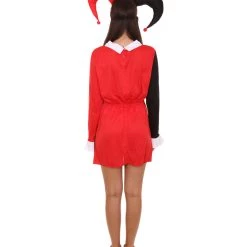 HPO Adult Women's Hearts Poker Dress Costume | Black And Red Cosplay Costume 11 HPO Adult Women's Hearts Poker Dress Costume | Black And Red Cosplay Costume