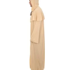 HPO Adult Men's Wizard Robe Storybook & Fairytale Costume | Light Brown Halloween Costume 16 HPO Adult Men's Wizard Robe Storybook & Fairytale Costume | Light Brown Halloween Costume