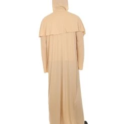 HPO Adult Men's Wizard Robe Storybook & Fairytale Costume | Light Brown Halloween Costume 17 HPO Adult Men's Wizard Robe Storybook & Fairytale Costume | Light Brown Halloween Costume