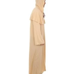 HPO Adult Men's Wizard Robe Storybook & Fairytale Costume | Light Brown Halloween Costume 18 HPO Adult Men's Wizard Robe Storybook & Fairytale Costume | Light Brown Halloween Costume