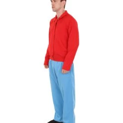 HPO Adult Men's Fry Costume | Red & Blue Cosplay Costume 10 HPO Adult Men's Fry Costume | Red & Blue Cosplay Costume