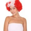 FLAGWIGS Canada Afro Wig | Super Size Jumbo Maple Leaf Wig