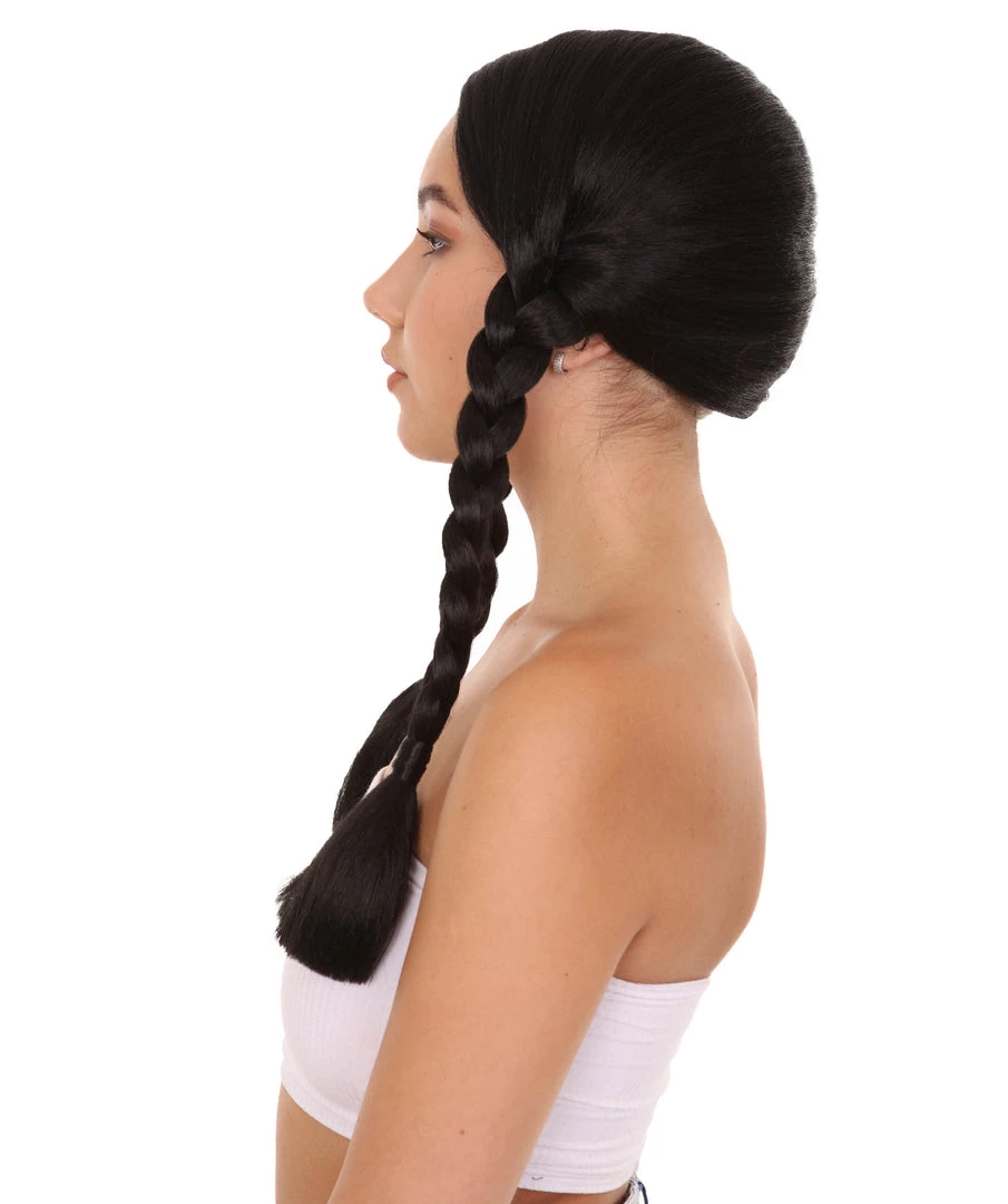 HPO Women's Family Ponytail Black Wig| Premium Breathable Capless Cap 3 HPO Women's Family Ponytail Black Wig| Premium Breathable Capless Cap