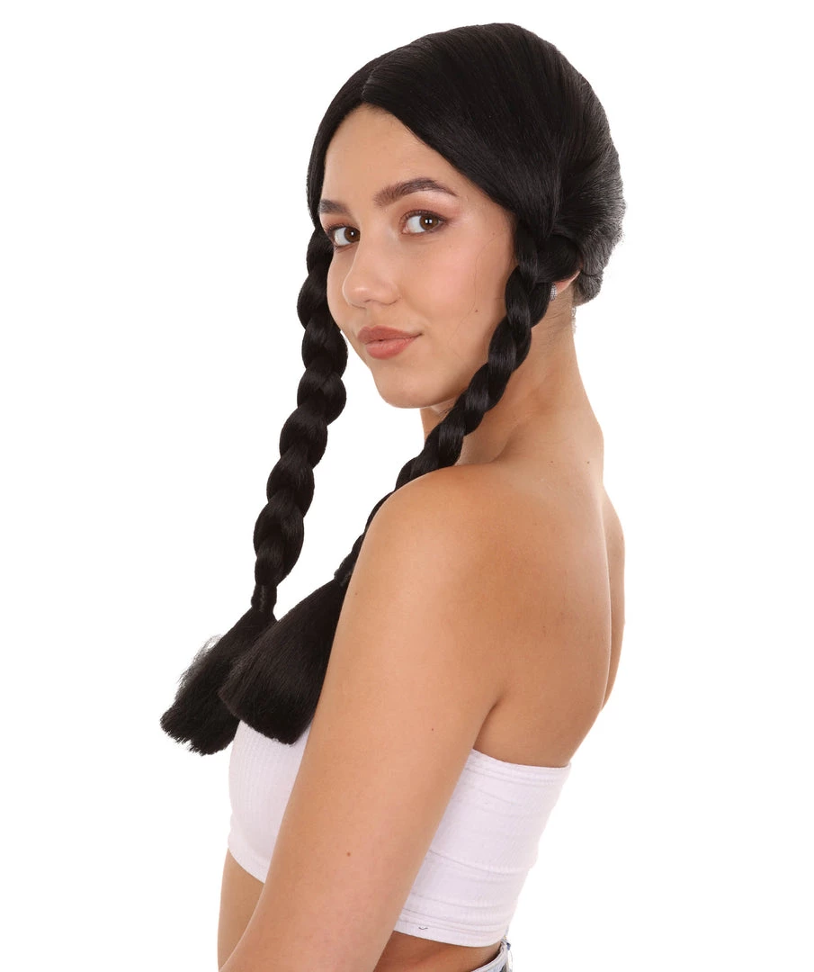 HPO Women's Family Ponytail Black Wig| Premium Breathable Capless Cap 2 HPO Women's Family Ponytail Black Wig| Premium Breathable Capless Cap