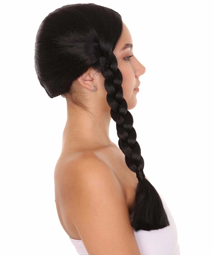 HPO Women's Family Ponytail Black Wig| Premium Breathable Capless Cap 5 HPO Women's Family Ponytail Black Wig| Premium Breathable Capless Cap