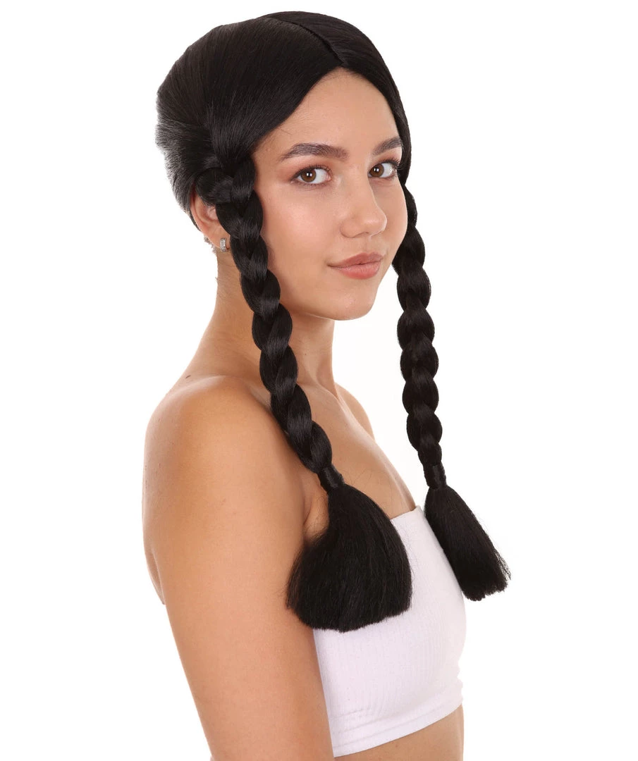 HPO Women's Family Ponytail Black Wig| Premium Breathable Capless Cap 6 HPO Women's Family Ponytail Black Wig| Premium Breathable Capless Cap