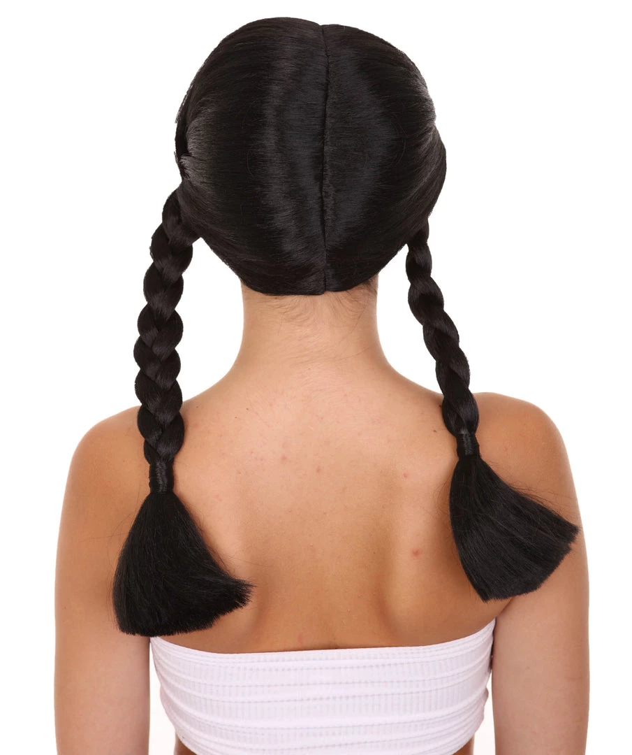 HPO Women's Family Ponytail Black Wig| Premium Breathable Capless Cap 4 HPO Women's Family Ponytail Black Wig| Premium Breathable Capless Cap