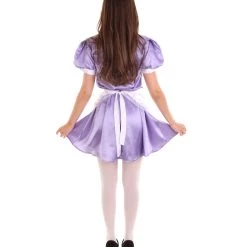 HPO Adult Women's French Apron Maid Uniform Costume | Medium Purple Cosplay Costume 10 HPO Adult Women's French Apron Maid Uniform Costume | Medium Purple Cosplay Costume