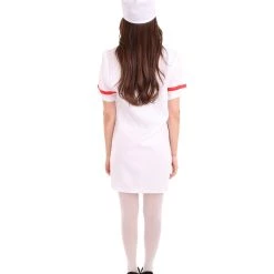 HPO Adult Women's Nurse Costume | White & Red Cosplay Costume 8 HPO Adult Women's Nurse Costume | White & Red Cosplay Costume