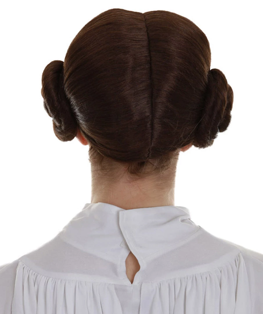 BC Space Princess | Women's Brown Color Trendy Space Buns Wig 4 BC Space Princess | Women's Brown Color Trendy Space Buns Wig