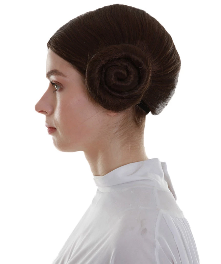 BC Space Princess | Women's Brown Color Trendy Space Buns Wig 3 BC Space Princess | Women's Brown Color Trendy Space Buns Wig
