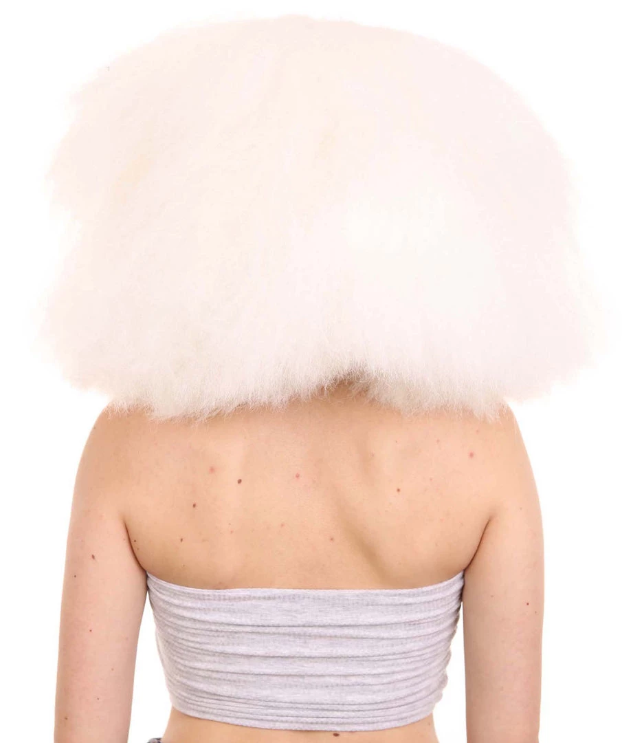 HPO Extra Large Australian Singer Bob Womens Wigs | White Bob Pop Star Wigs | Premium Breathable Capless Cap Men's 4 HPO Extra Large Australian Singer Bob Womens Wigs | White Bob Pop Star Wigs | Premium Breathable Capless Cap Men's