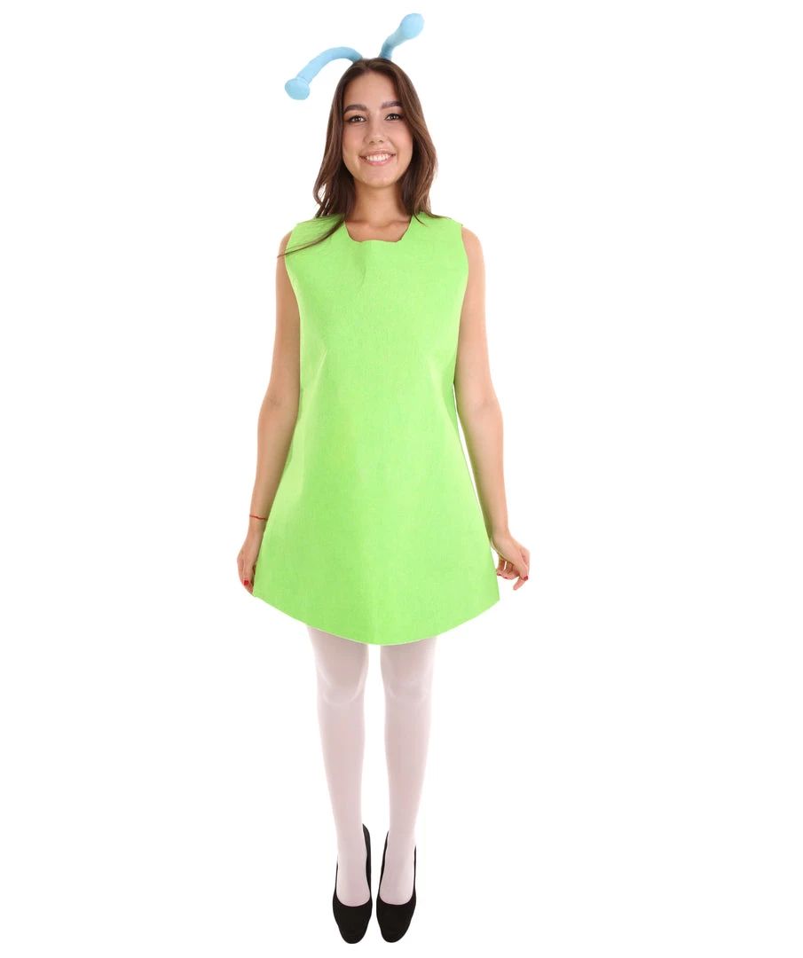 HPO Adult Women's Aliens Costume | Green Cosplay Costume 2 HPO Adult Women's Aliens Costume | Green Cosplay Costume