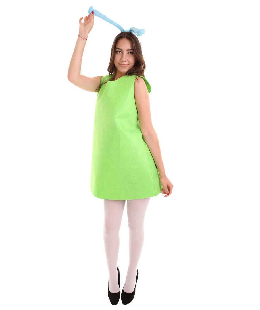 HPO Adult Women's Aliens Costume | Green Cosplay Costume 1 HPO Adult Women's Aliens Costume | Green Cosplay Costume