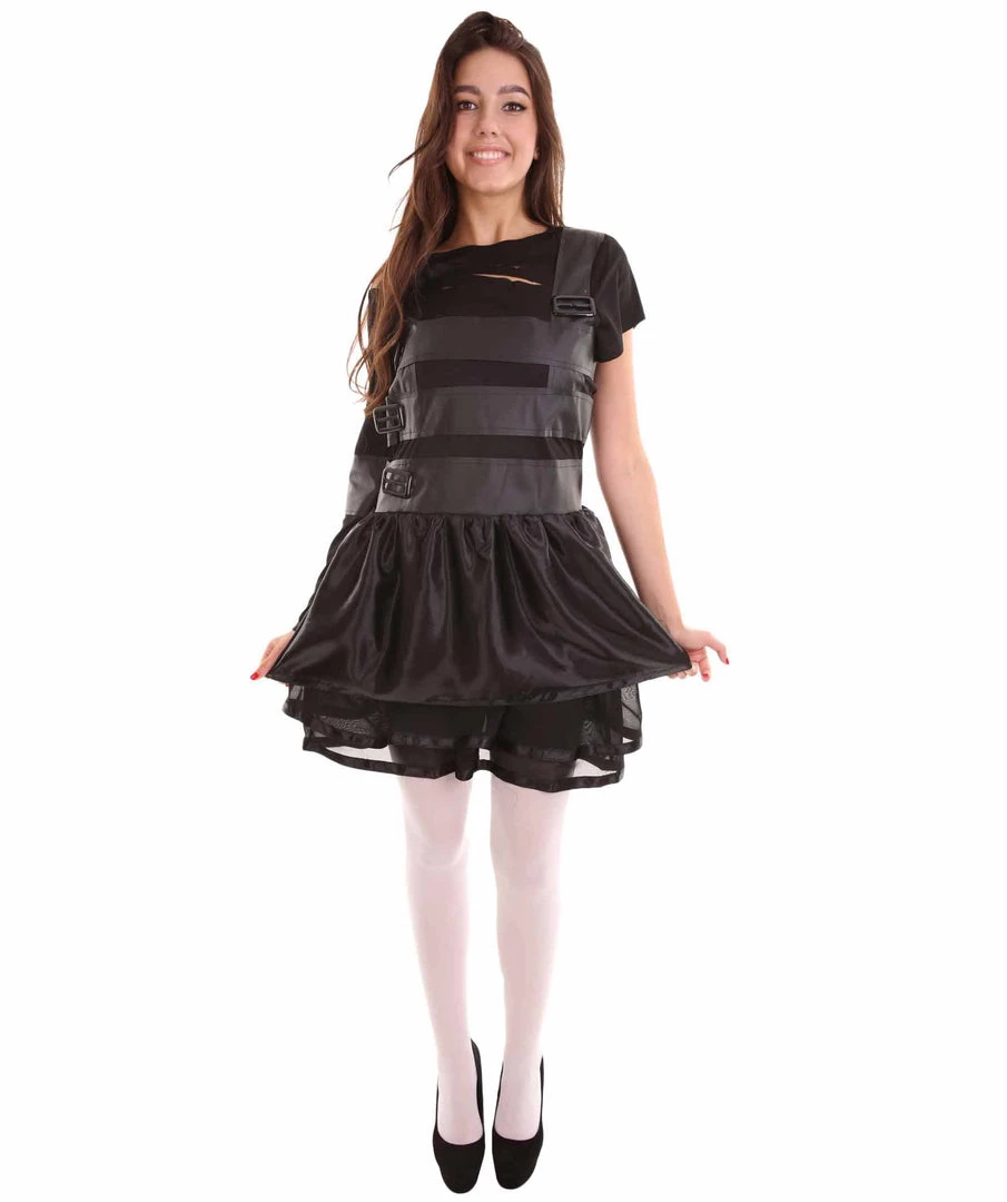 HPO Adult Women's Scissor Man Costume | Black Cosplay Costume 1 HPO Adult Women's Scissor Man Costume | Black Cosplay Costume