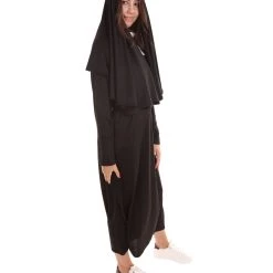 HPO Adult Women's Nun Costume | Black Halloween Costume