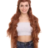 HPO Womens Elf Wig | Brown Movie Wig | Premium Breathable Capless Cap