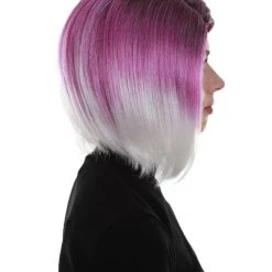 BC Mid Ombre | Women's Purple Color Straight Shoulder Length Trendy Mid Ombre Wig