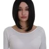 BC Natural Silk Bob | Women's Black Color Straight Shoulder Length Trendy Natural Silk Bob Wig