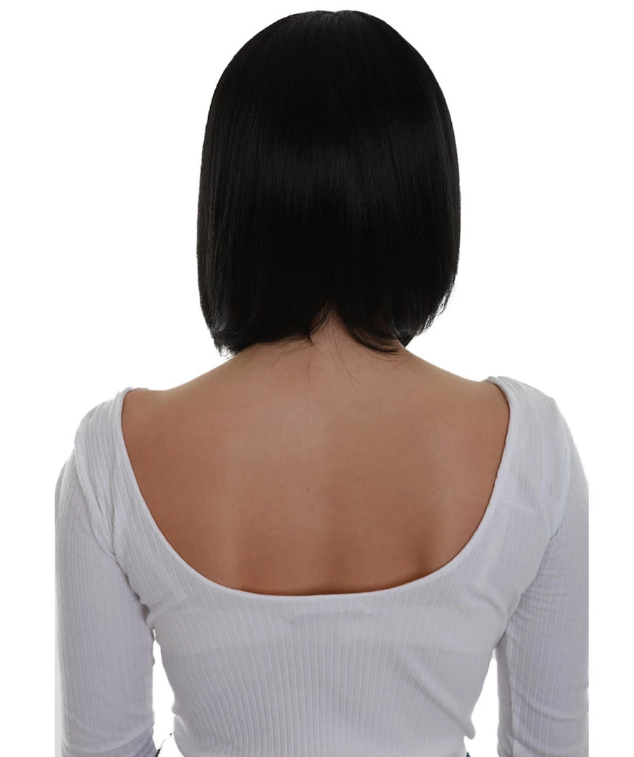 BC Natural Silk Bob | Women's Black Color Straight Shoulder Length Trendy Natural Silk Bob Wig 5 BC Natural Silk Bob | Women's Black Color Straight Shoulder Length Trendy Natural Silk Bob Wig