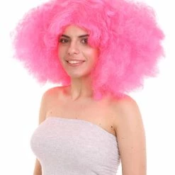 HPO Naomi Watanabe Japanese Actress Afro Wig | Premium Breathable Capless Cap Multiple Colors Women's