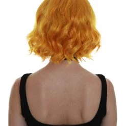 BC Adult Women's Gold Color Wavy Shoulder Length Trendy Wig 10 BC Adult Women's Gold Color Wavy Shoulder Length Trendy Wig