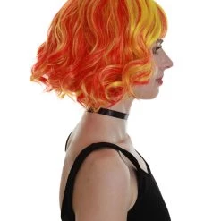 BC Ray Of Light | Women's Orange Color Wavy Shoulder Length Trendy Ray Of Light Wig 12 BC Ray Of Light | Women's Orange Color Wavy Shoulder Length Trendy Ray Of Light Wig
