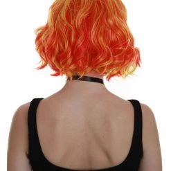 BC Ray Of Light | Women's Orange Color Wavy Shoulder Length Trendy Ray Of Light Wig 11 BC Ray Of Light | Women's Orange Color Wavy Shoulder Length Trendy Ray Of Light Wig