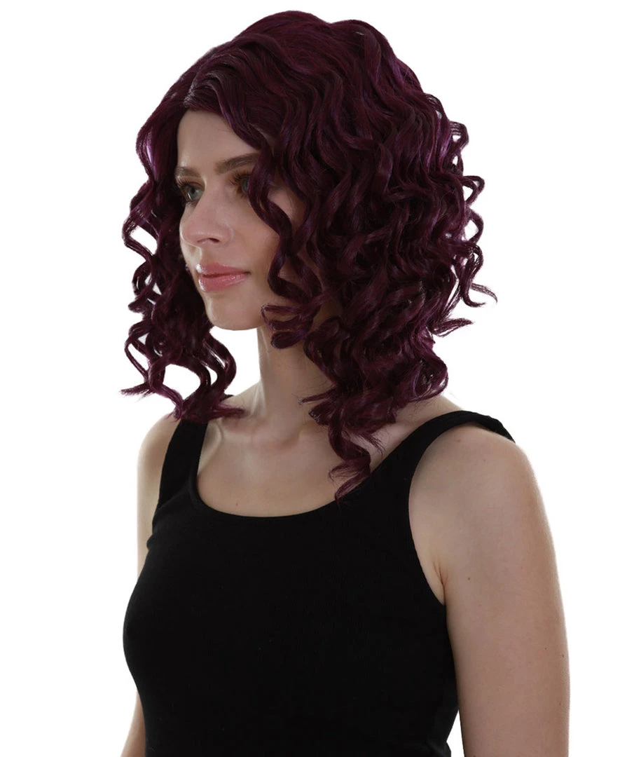 BC Enchanted Skye | Women's Purple Color Curly Shoulder Length Trendy Enchanted Skye Wig 3 BC Enchanted Skye | Women's Purple Color Curly Shoulder Length Trendy Enchanted Skye Wig