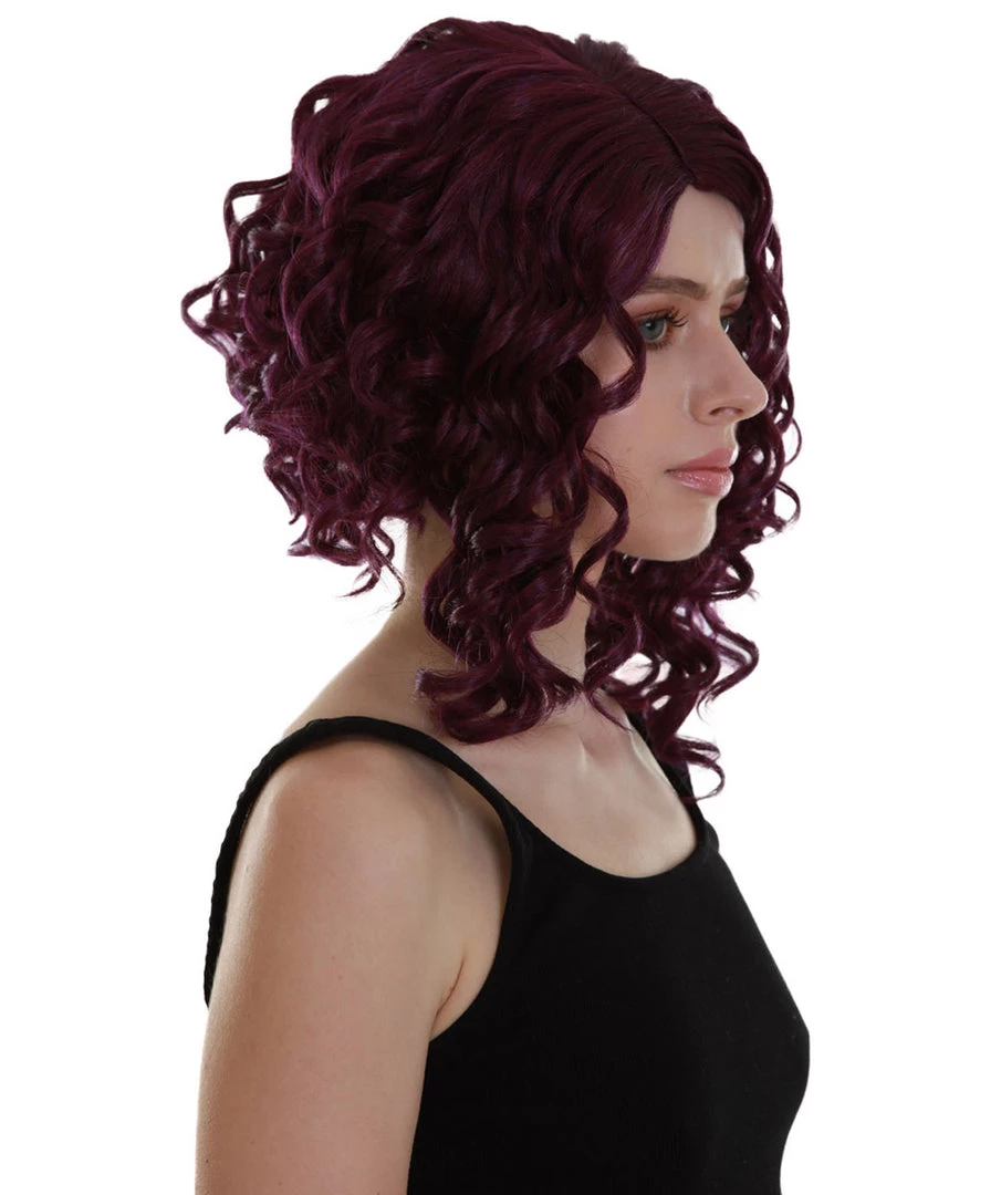 BC Enchanted Skye | Women's Purple Color Curly Shoulder Length Trendy Enchanted Skye Wig 5 BC Enchanted Skye | Women's Purple Color Curly Shoulder Length Trendy Enchanted Skye Wig