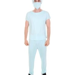 HPO Adult Men's E.R. Doctor Costume | Blue Cosplay Costume