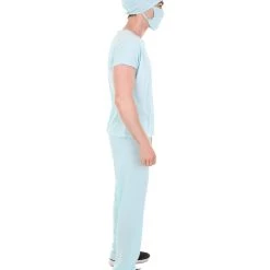HPO Adult Men's E.R. Doctor Costume | Blue Cosplay Costume 11 HPO Adult Men's E.R. Doctor Costume | Blue Cosplay Costume