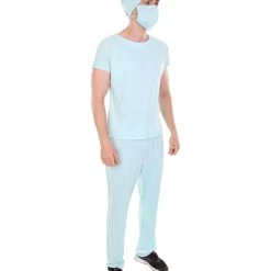 HPO Adult Men's E.R. Doctor Costume | Blue Cosplay Costume 12 HPO Adult Men's E.R. Doctor Costume | Blue Cosplay Costume
