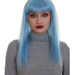 BC Dreamcicle | Women's Icy Blue Color Straight Shoulder Length Trendy Dreamcicle Wig