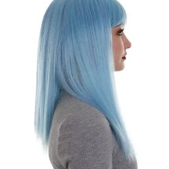 BC Dreamcicle | Women's Icy Blue Color Straight Shoulder Length Trendy Dreamcicle Wig 13 BC Dreamcicle | Women's Icy Blue Color Straight Shoulder Length Trendy Dreamcicle Wig