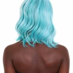 HPO Adults Women Shoulder Length Wavy Wigs | Multicolor Options Cosplay Wigs | Premium Breathable Capless Cap