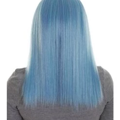 BC Dreamcicle | Women's Icy Blue Color Straight Shoulder Length Trendy Dreamcicle Wig 12 BC Dreamcicle | Women's Icy Blue Color Straight Shoulder Length Trendy Dreamcicle Wig