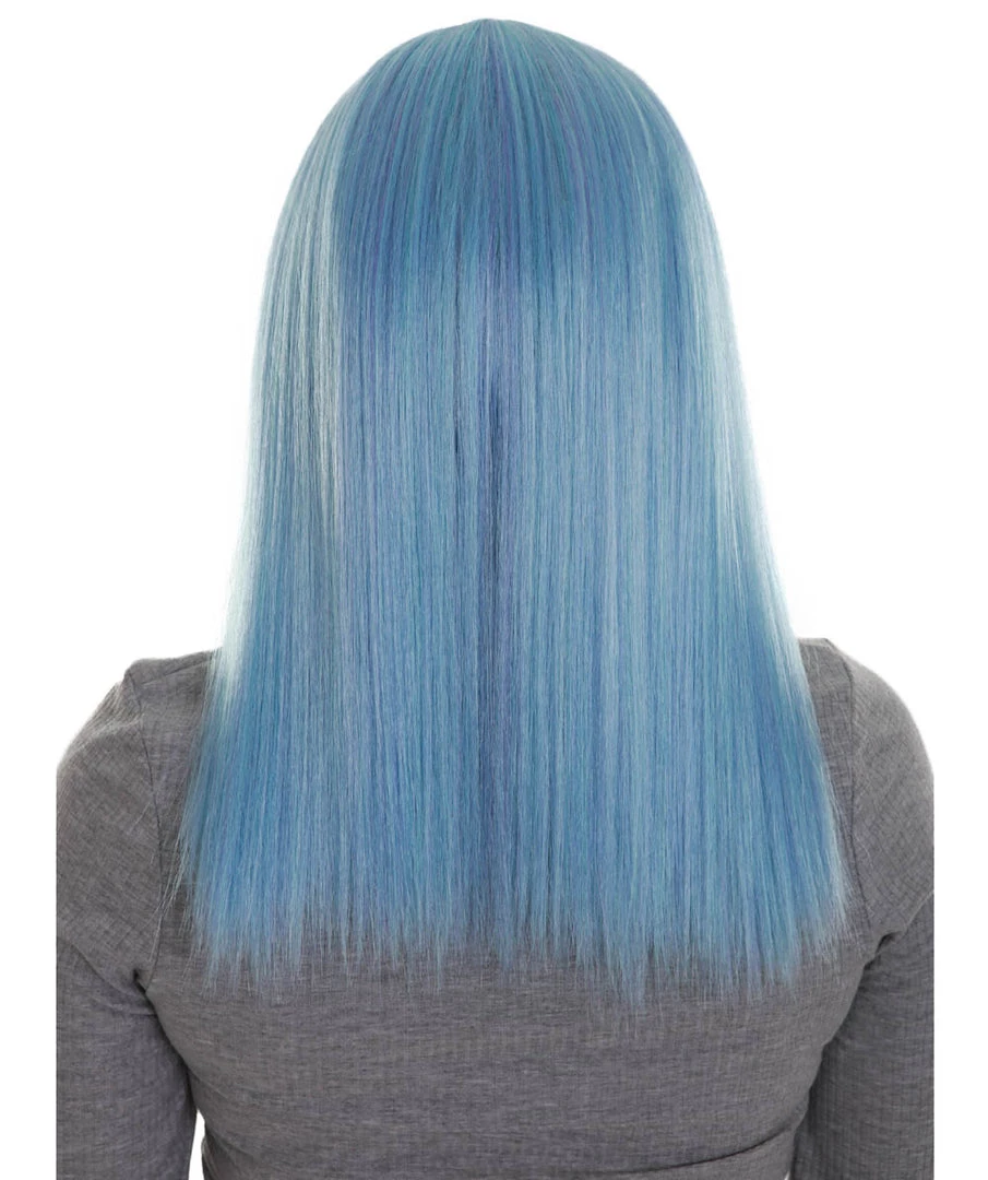 BC Dreamcicle | Women's Icy Blue Color Straight Shoulder Length Trendy Dreamcicle Wig 4 BC Dreamcicle | Women's Icy Blue Color Straight Shoulder Length Trendy Dreamcicle Wig