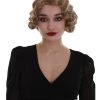 BC Roaring 20's | Women's Blonde Color Wavy Shoulder Length Trendy Roaring 20's Wig