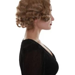 BC Roaring 20's | Women's Blonde Color Wavy Shoulder Length Trendy Roaring 20's Wig 12 BC Roaring 20's | Women's Blonde Color Wavy Shoulder Length Trendy Roaring 20's Wig