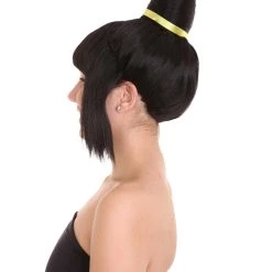 HPO Women's Anime Manga Womens Wig | Black Cosplay TV/Movie Wigs | Premium Breathable Capless Cap