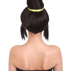 HPO Women's Anime Manga Womens Wig | Black Cosplay TV/Movie Wigs | Premium Breathable Capless Cap