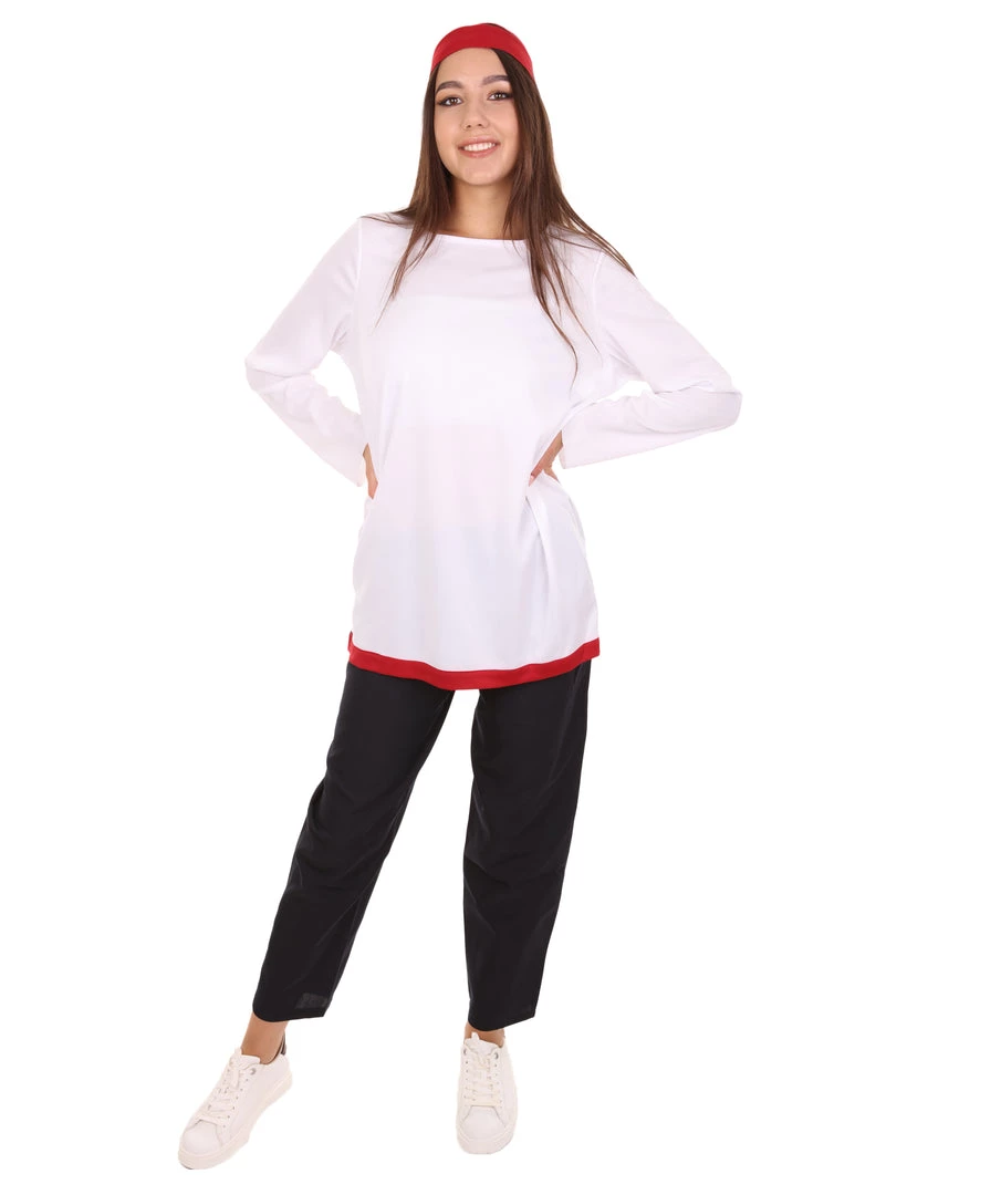 HPO Adult Men's Magical Anime Costume | Black & White Halloween Costume Women's 2 HPO Adult Men's Magical Anime Costume | Black & White Halloween Costume Women's